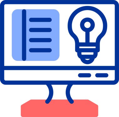 bilgisayar web simgesi basit illüstrasyon