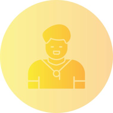 Avatar Adam. Basit illüstrasyon