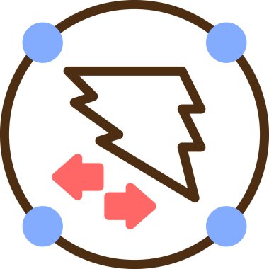 ok simgesi, vektör illüstrasyonu