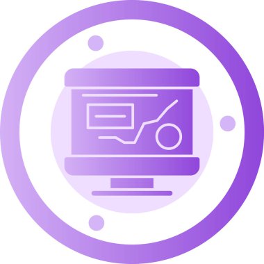 seo modern simgesinin vektör illüstrasyonu