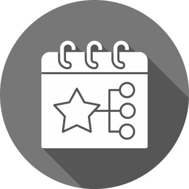 yıldız simgesi vektör illüstrasyonu