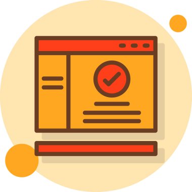 Tarayıcı web simgesi düz biçimli