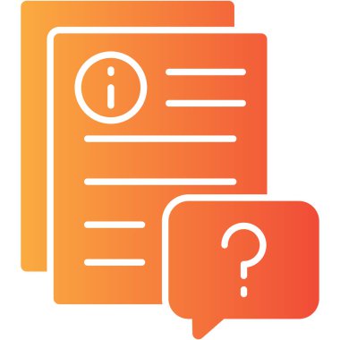 vektör soru işareti simgesi simgesi.