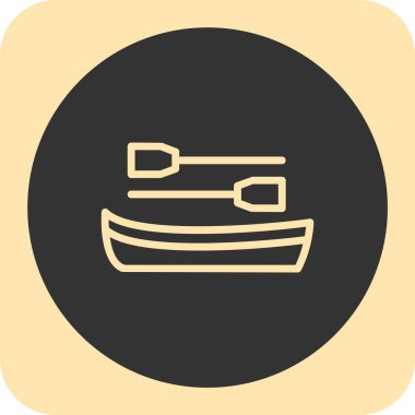 Gemi simgesi vektör illüstrasyonu