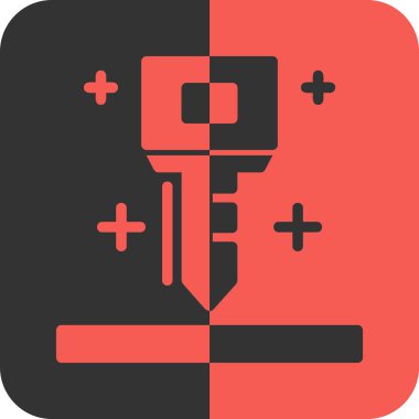 güvenlik anahtarı vektör illüstrasyonu