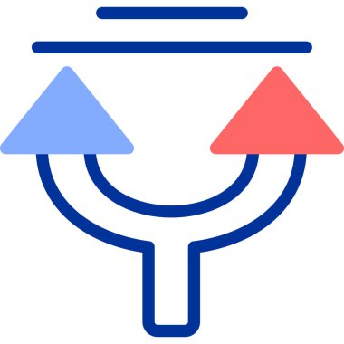 Bir bayrak simgesinin vektör illüstrasyonu