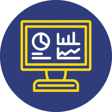 izleyici ikon vektör illüstrasyonu