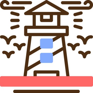 bina simgesi, vektör illüstrasyonu