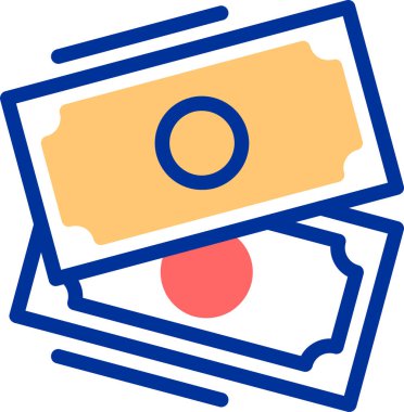 Para için. Web simgesi basit illüstrasyon