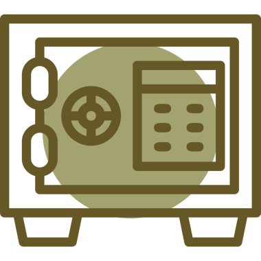 veri güvenlik vektörü simgesi modern illüstrasyon