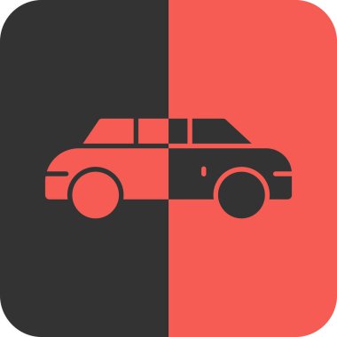 araba simgesi vektör illüstrasyonu