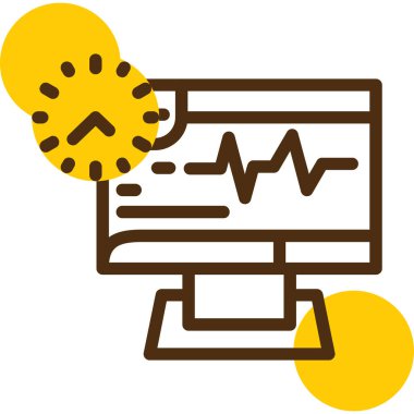 iş grafiği simgesi, vektör illüstrasyonu