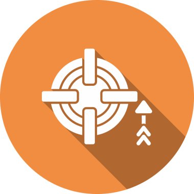 hedef simge vektör illüstrasyonu