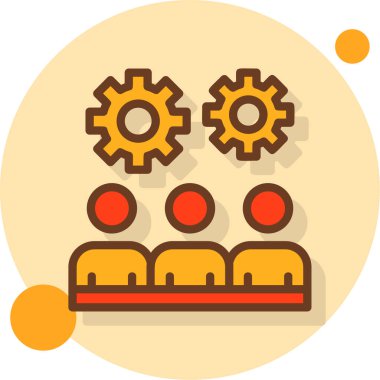 Çizgi film simgesinin vektör çizimi