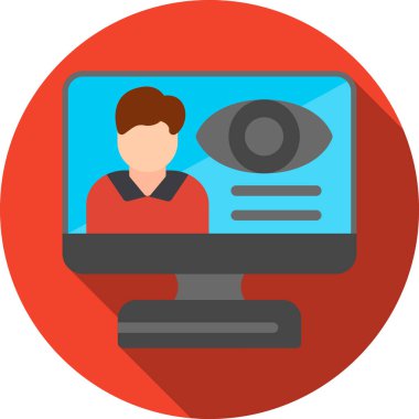 Video konferansı. Basit resimleme