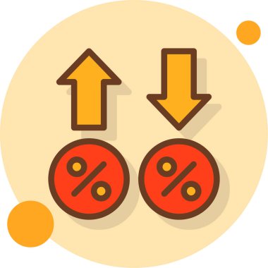 ok indirimi iskonto simgesi