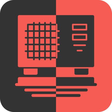 Modern simgenin vektör illüstrasyonu