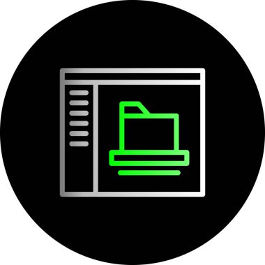 seo modern simgesinin vektör illüstrasyonu