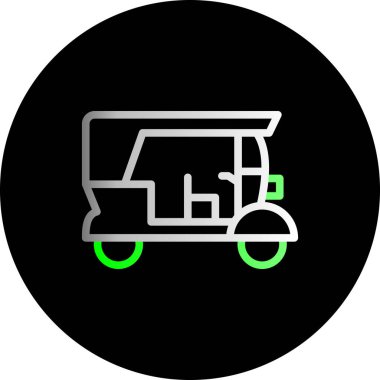 trend biçimli dağıtım kamyonu simgesi izole arkaplan