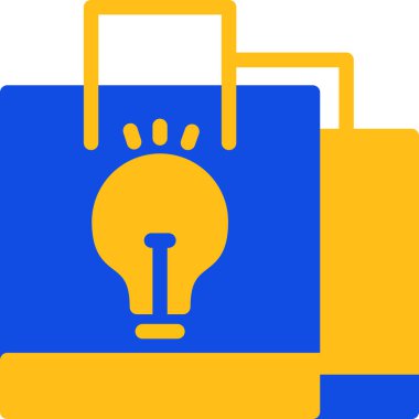 çanta alışverişi ekommerce simgesi