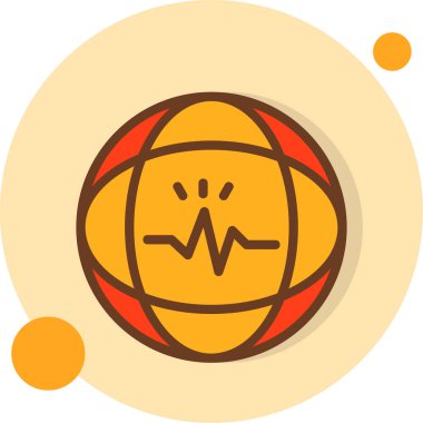 küresel ağ. Basit resimleme