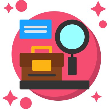 Web & mobil için iş yönetimi dairesi simgesi