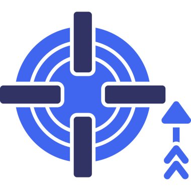 Ok. Web simgesi basit illüstrasyon