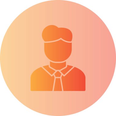 avatar. Web simgesi basit illüstrasyon