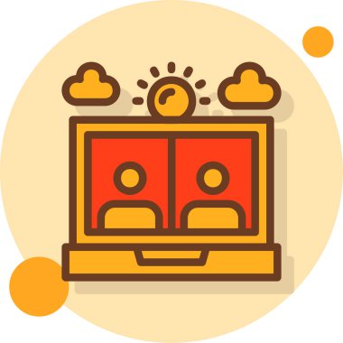 Video oyunu web simgesi basit illüstrasyon