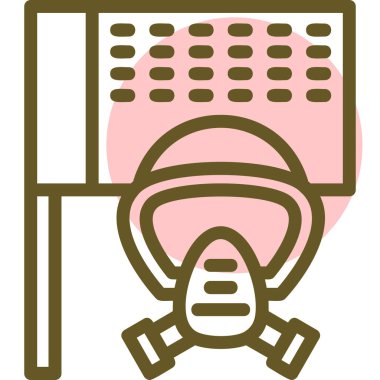 Klima simgesi, vektör illüstrasyonu