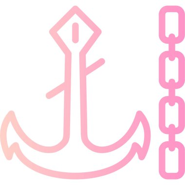 çapa simgesi vektör illüstrasyonu