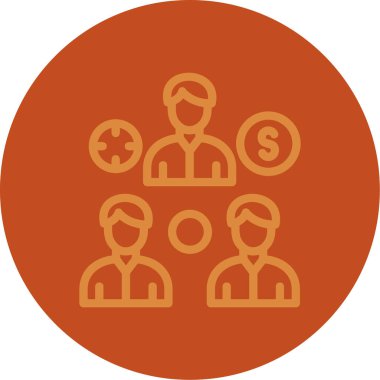 İnsan simgesinin vektör illüstrasyonu