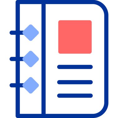 Kitap. Web simgesi basit tasarım