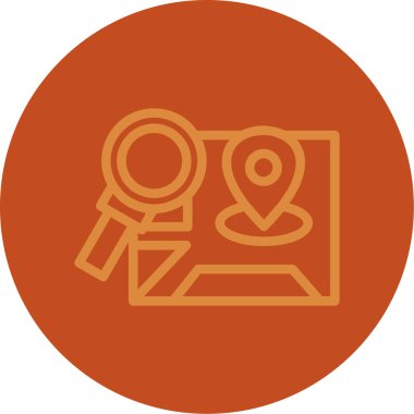 seo modern simgesinin vektör illüstrasyonu