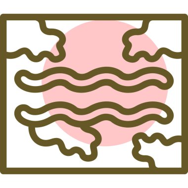 Çizgi film arkaplanının vektör çizimi