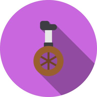 Bisiklet. Web simgesi basit illüstrasyon