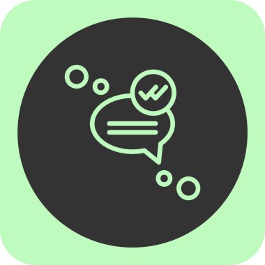 konuşma kabarcığı vektör çizimi