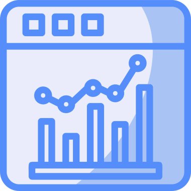 Veri. Web simgesi basit illüstrasyon