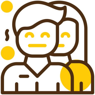 avatar. Web simgesi basit illüstrasyon