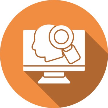 Ara. Web simgesi vektör illüstrasyonu