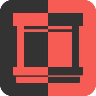 Beyaz arkaplanda basit bir vektör simgesi