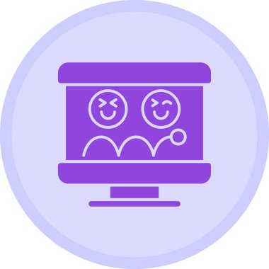 Modern simgenin vektör illüstrasyonu