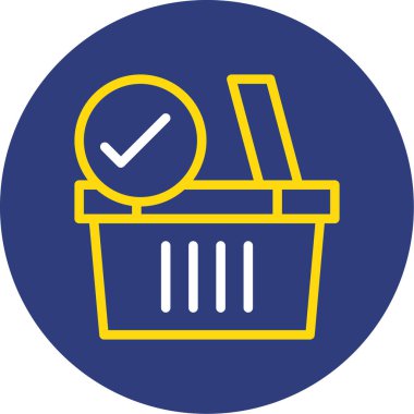 Kutu. Web simgesi basit illüstrasyon