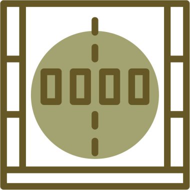 golf. Web simgesi basit illüstrasyon