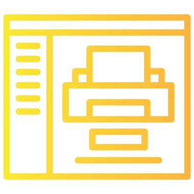 belge web simgesi, basit vektör illüstrasyonu