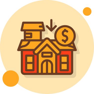 ev emlak simgesi oluşturma - taslak biçimi