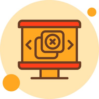 Web simgesi, vektör illüstrasyonu