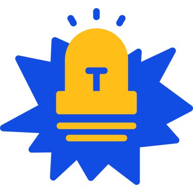 Ampul. Web simgesi basit illüstrasyon