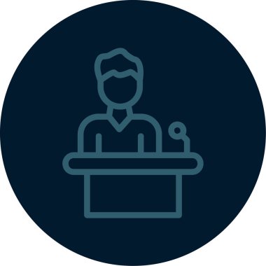 İş simgesinin vektör illüstrasyonu