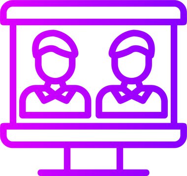 İnsan simgesinin vektör illüstrasyonu